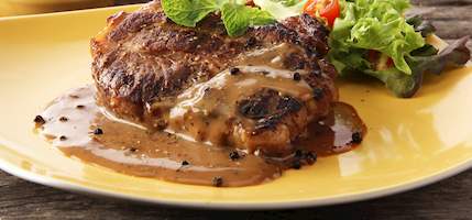 Steak au poivre