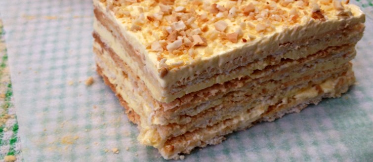 Sans Rival with a Mousse Filling 