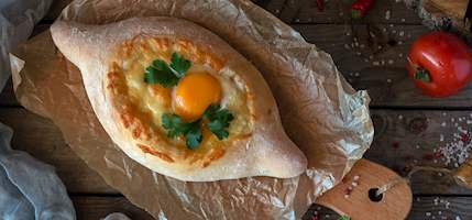 Adjarian khachapuri